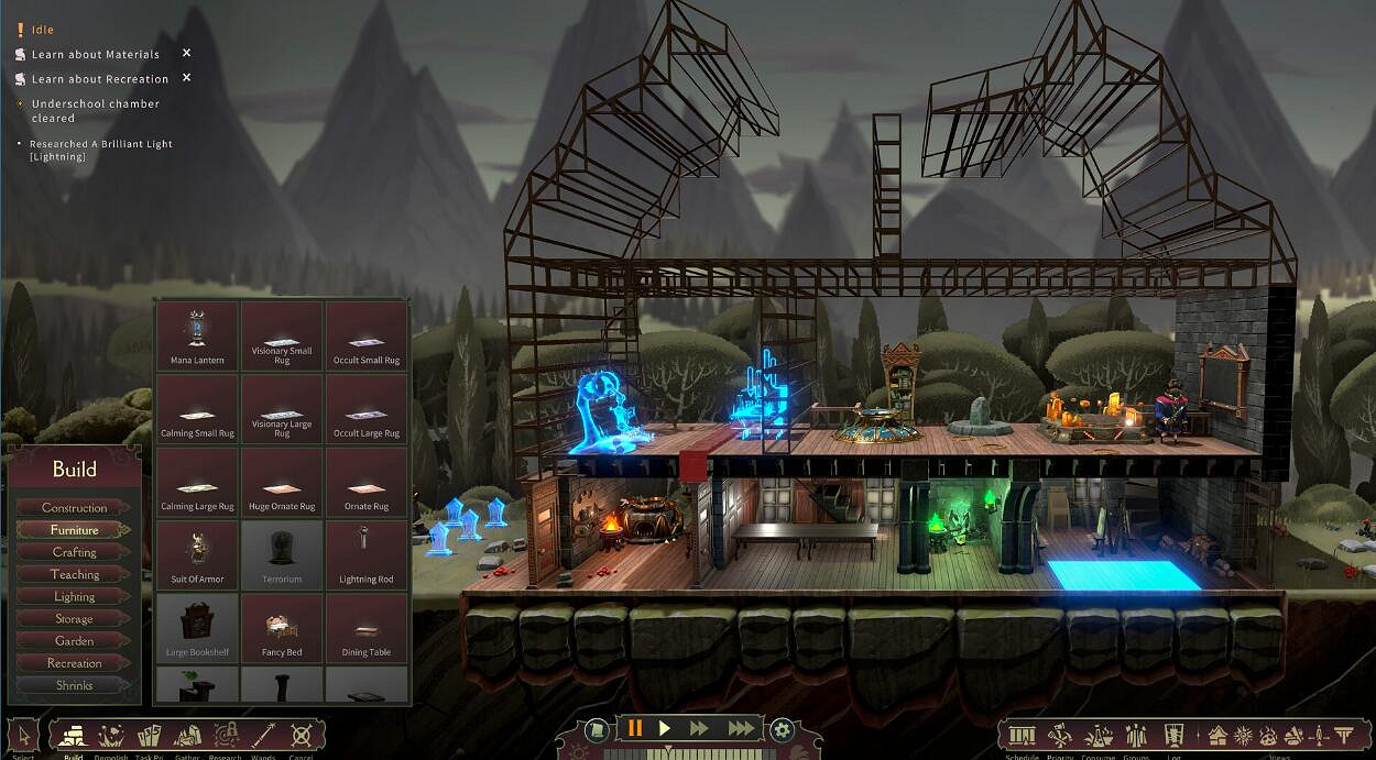 《超靈秘法社》更新:橋梁、溫室等新要素豐富建造玩法