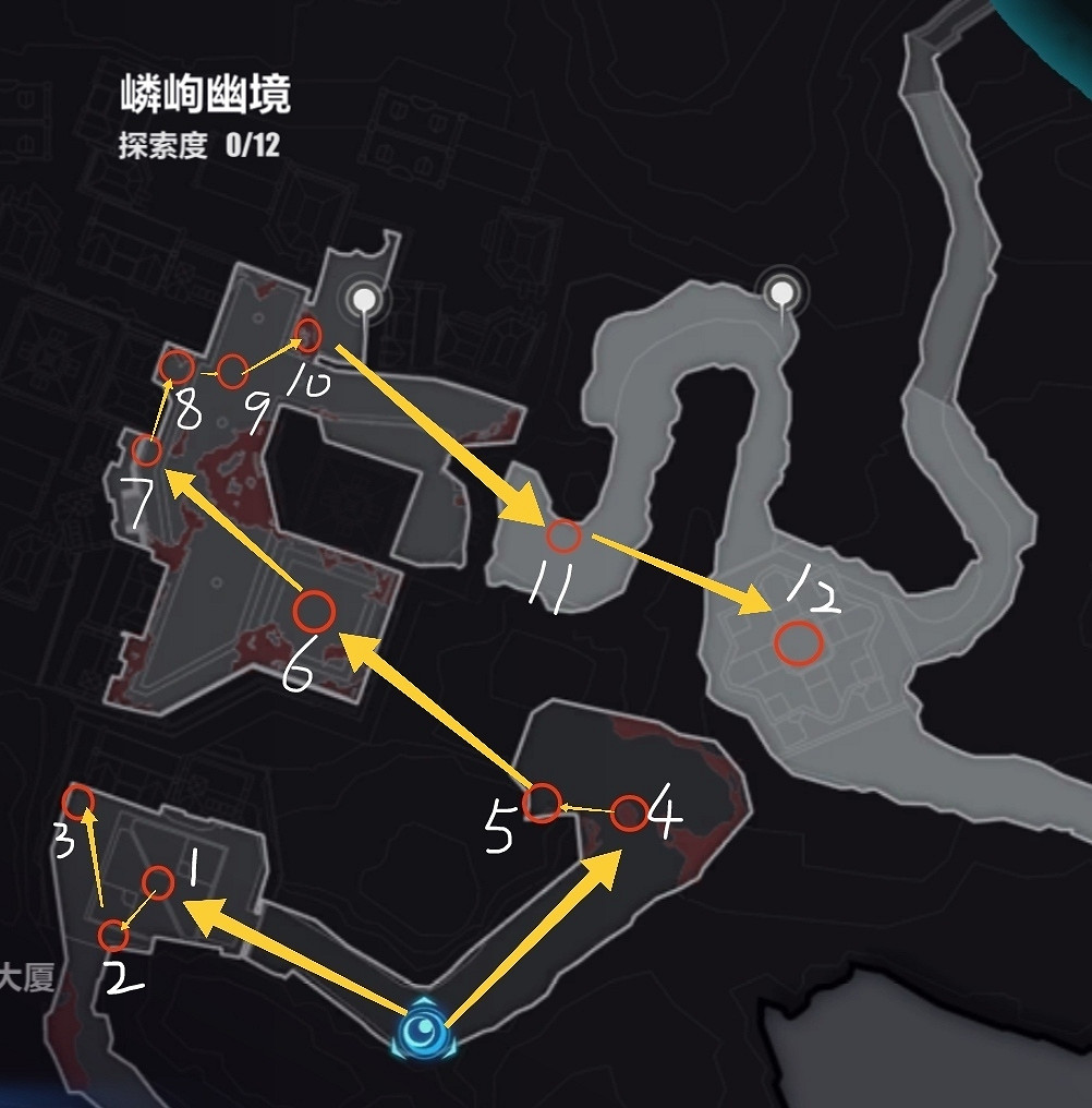 崩壞3嶙峋幽境寶箱位置一覽 崩壞3嶙峋幽境寶箱位置一覽