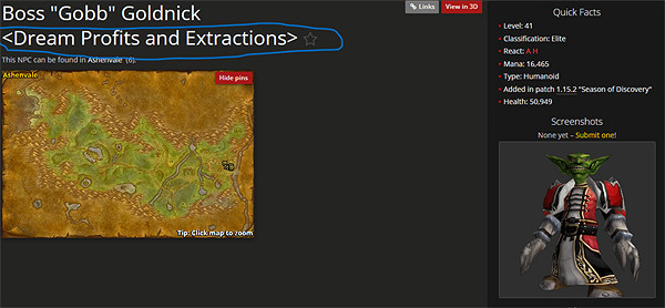 考迪克罪大惡極!《WOW》設計師將其做成Boss放進遊戲