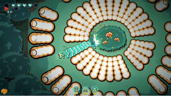 類銀河惡魔城的俯視角射擊遊戲《小飛船大冒險》現已發售