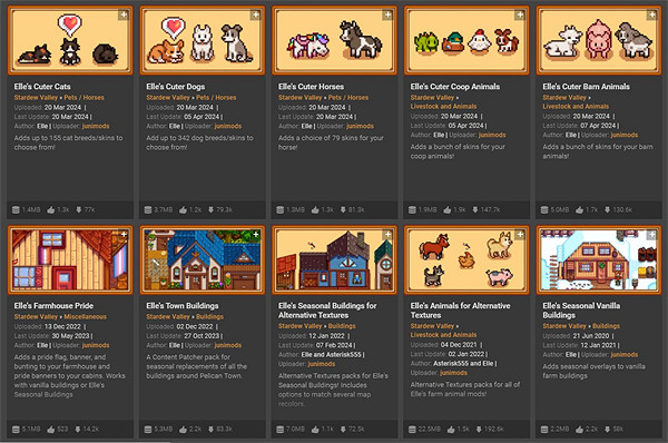 《星露谷》新的動物皮膚MOD推出 相容1.6版本帽子系統 《星露谷》新的動物皮膚MOD推出 相容1.6版本帽子系統