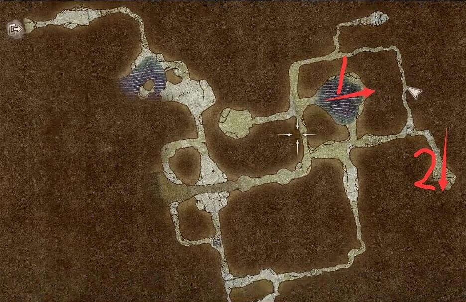 《龍之信條2》瀑簾洞窟地圖路線分享