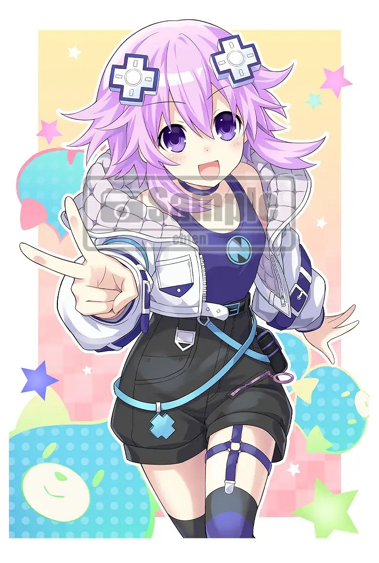 《暴走次元海王星VS巨神史萊犬》新插圖賞：畫風精美!