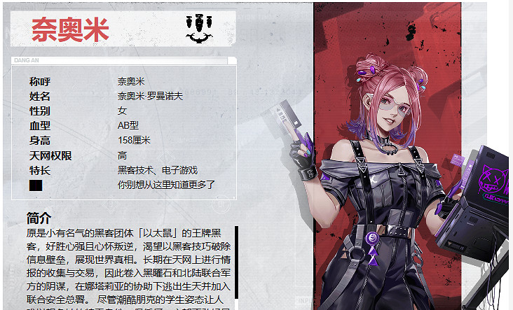 鋼嵐奈奧米角色介紹 鋼嵐奈奧米角色介紹