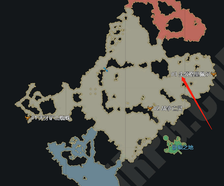 《命運方舟》頭領格裡佩爾位置