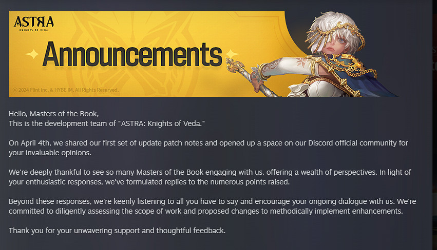 《星之後裔》開發團隊傾聽玩家聲音 推出系列改善措施