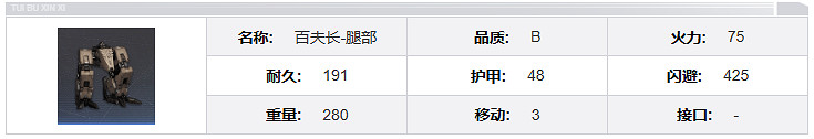 鋼嵐百夫長機兵介紹 鋼嵐百夫長機兵介紹