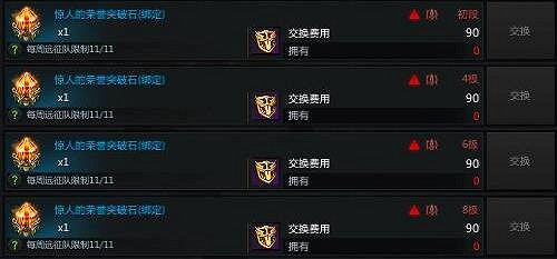 《命運方舟》夢幻版本強化武器材料一覽