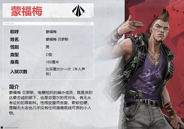 鋼嵐蒙福梅角色介紹 鋼嵐蒙福梅角色介紹