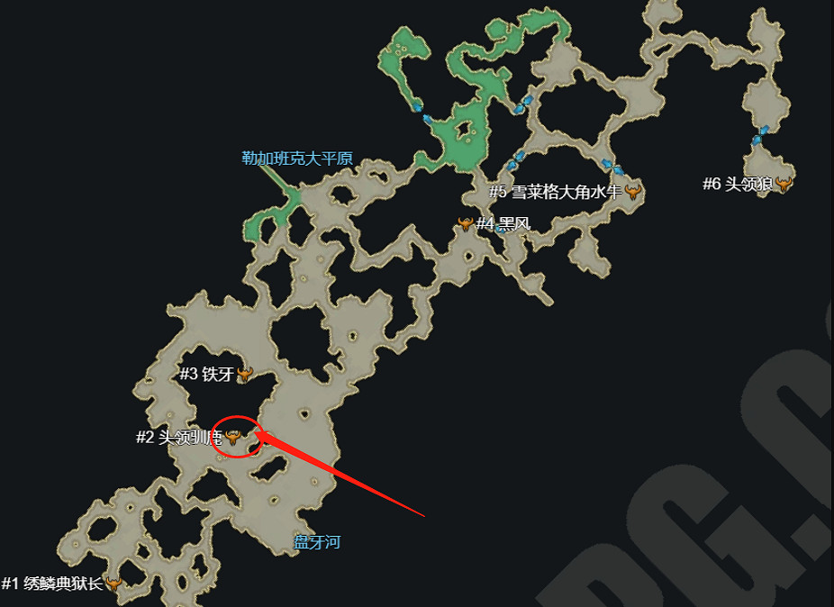《命運方舟》頭領馴鹿位置介紹 《命運方舟》頭領馴鹿位置介紹