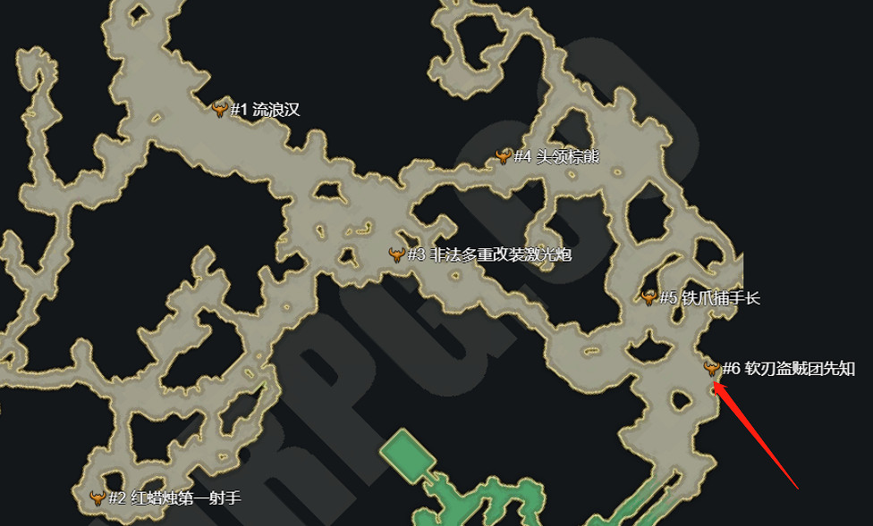 《命運方舟》軟刃盜賊團先知位置