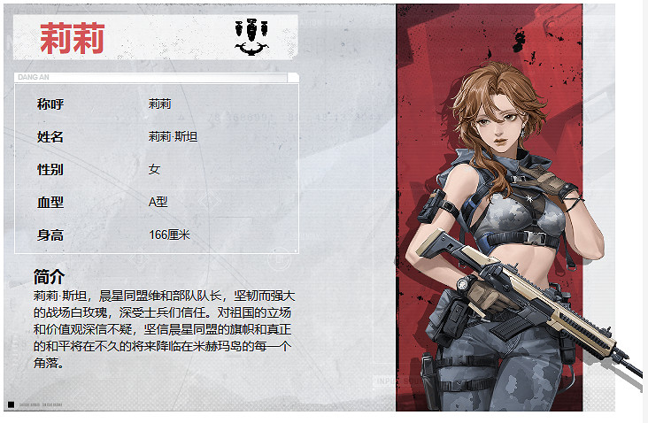 鋼嵐莉莉角色介紹 鋼嵐莉莉角色介紹