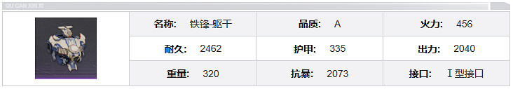 鋼嵐鐵鋒機兵介紹 鋼嵐鐵鋒機兵介紹