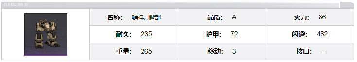 鋼嵐鱷龜機兵介紹 鋼嵐鱷龜機兵介紹