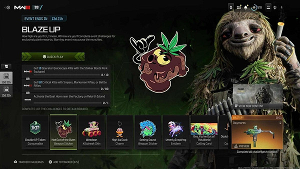 《決勝時刻：現代戰爭3》連動戰區全新Blaze Up活動