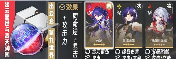 崩壞星穹鐵道三倍活動遺器刷取推薦