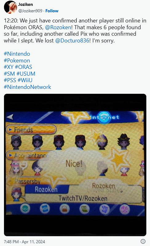 隨著3DS和WiiU斷網,玩家的"悲傷浪潮"正在全球蔓延! 隨著3DS和WiiU斷網,玩家的"悲傷浪潮"正在全球蔓延!