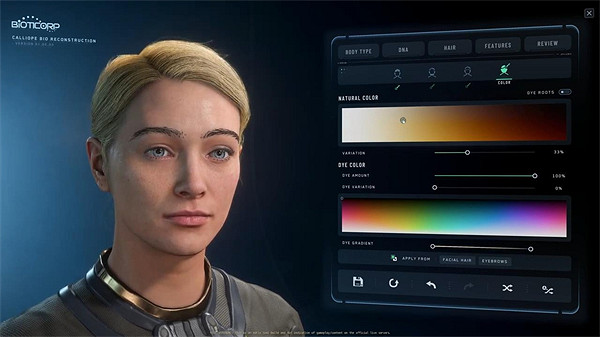 《星際公民》角色編輯器展示公布：更多的個性化選擇