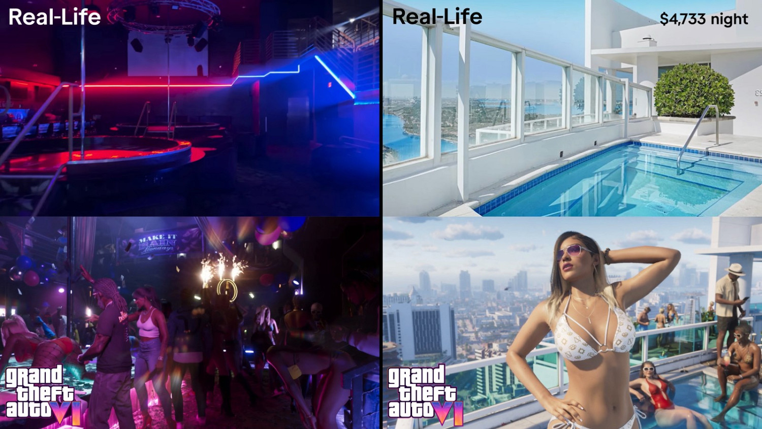 國外大神用現實場景還原《GTA6》預告：含原影片對比