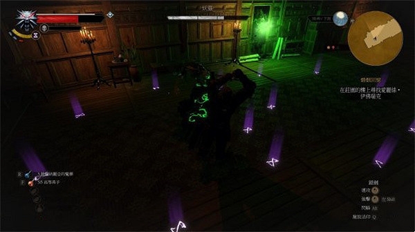 《巫師3狂獵》婚姻回憶畫中妖靈打法