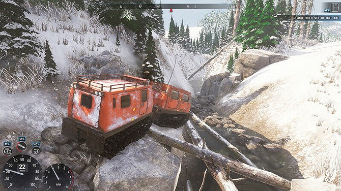 《冰雪之地》Steam頁面上線 雪地車生存駕駛模擬