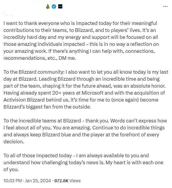 震驚!暴雪總裁離職,生存遊戲《奧德賽》確定被砍掉! 震驚!暴雪總裁離職,生存遊戲《奧德賽》確定被砍掉!