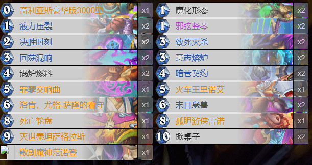 《爐石戰記》超生獵卡組推薦 《爐石戰記》超生獵卡組推薦