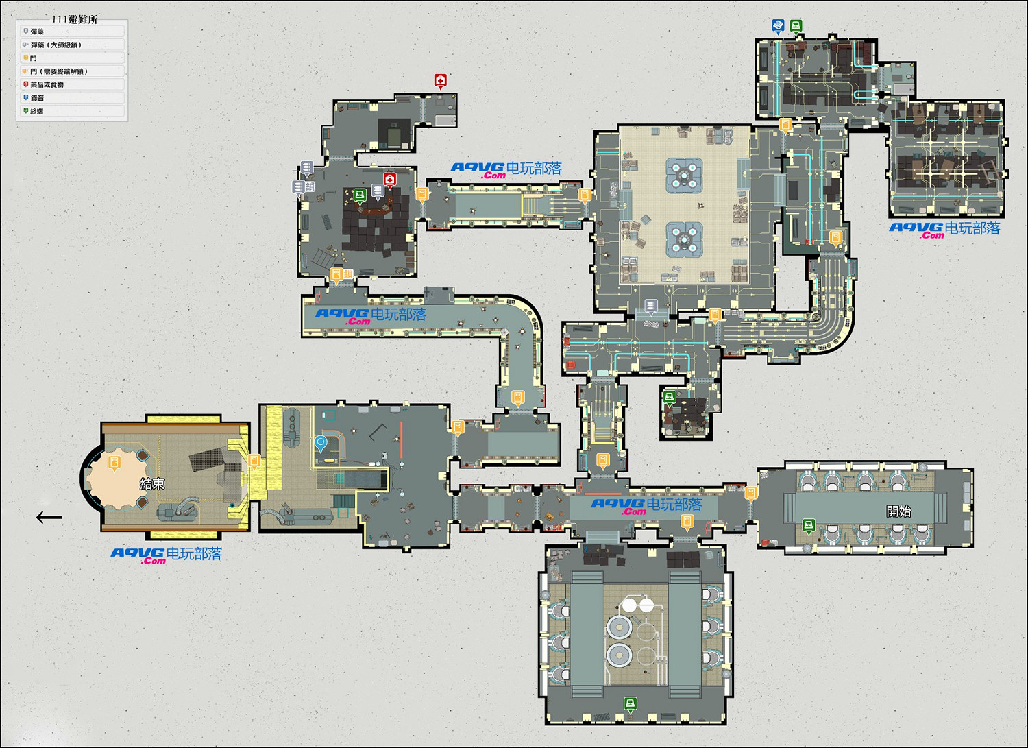 《異塵餘生4》全場景地圖一覽