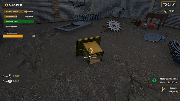 模擬經營遊戲《垃圾回收中心模擬器》上架Steam頁面