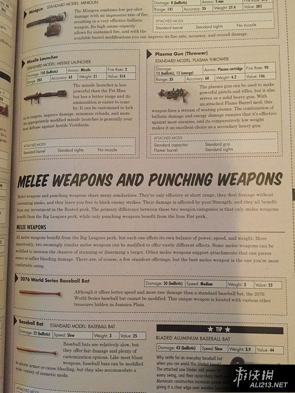 《異塵餘生4》特殊武器及搖頭娃娃屬性效果圖文介紹 《異塵餘生4》特殊武器及搖頭娃娃屬性效果圖文介紹