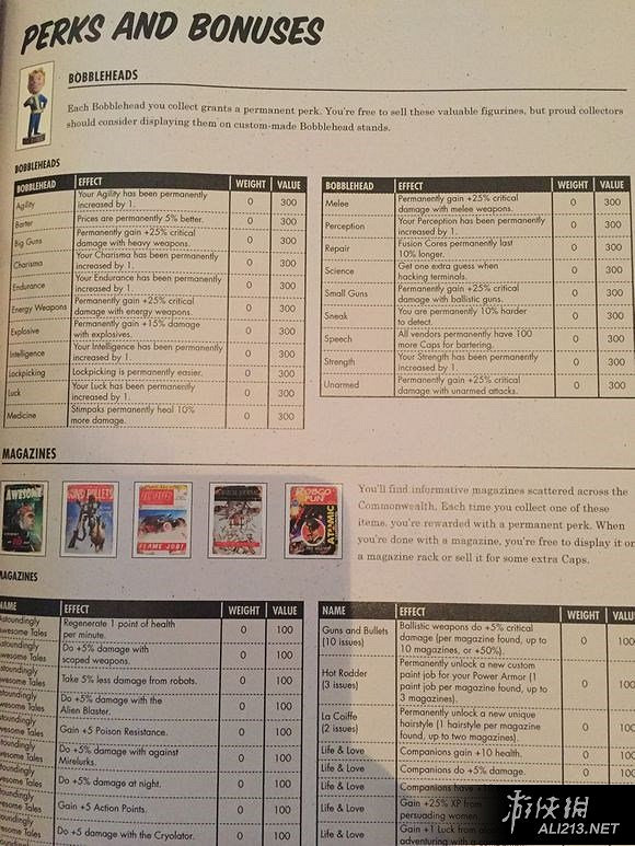 《異塵餘生4》特殊武器及搖頭娃娃屬性效果圖文介紹 《異塵餘生4》特殊武器及搖頭娃娃屬性效果圖文介紹