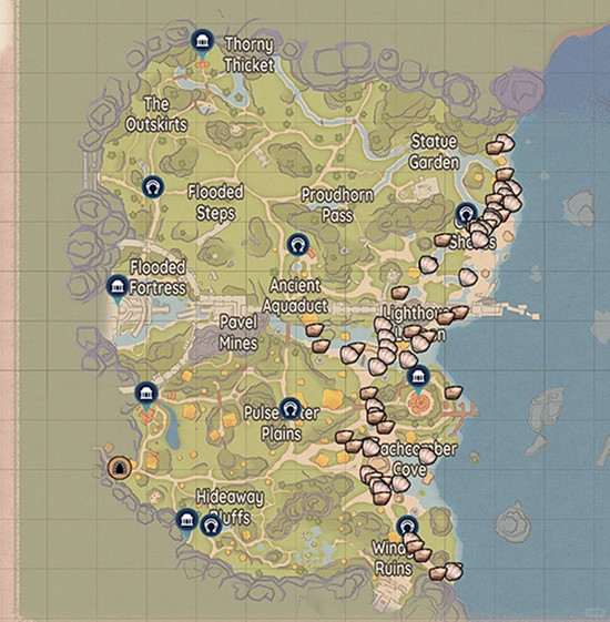 《Palia》全資源分布圖