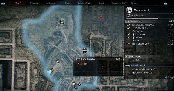 《浪人崛起》全通緝犯位置一覽 《浪人崛起》全通緝犯位置一覽