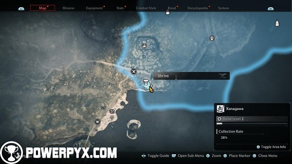 《浪人崛起》全神社位置攻略