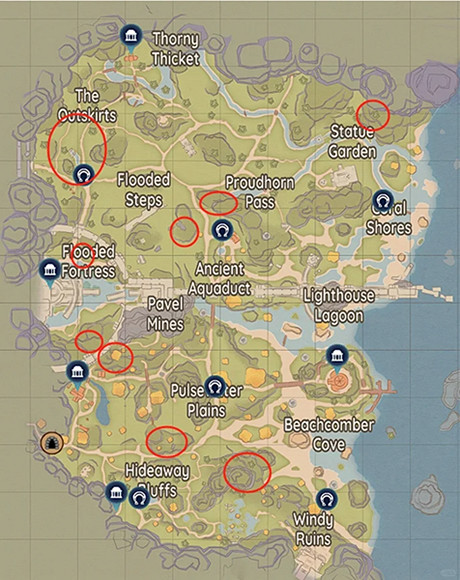 《Palia》全資源分布圖