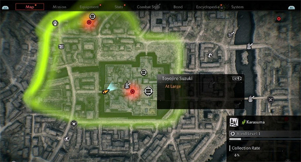 《浪人崛起》全通緝犯位置一覽 《浪人崛起》全通緝犯位置一覽