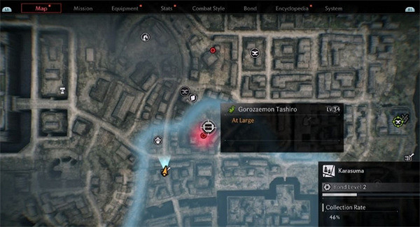 《浪人崛起》全通緝犯位置一覽 《浪人崛起》全通緝犯位置一覽