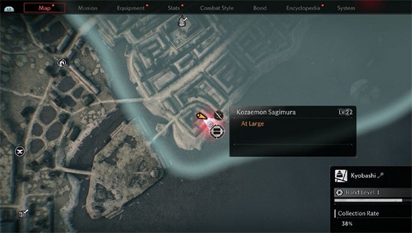 《浪人崛起》全通緝犯位置一覽 《浪人崛起》全通緝犯位置一覽