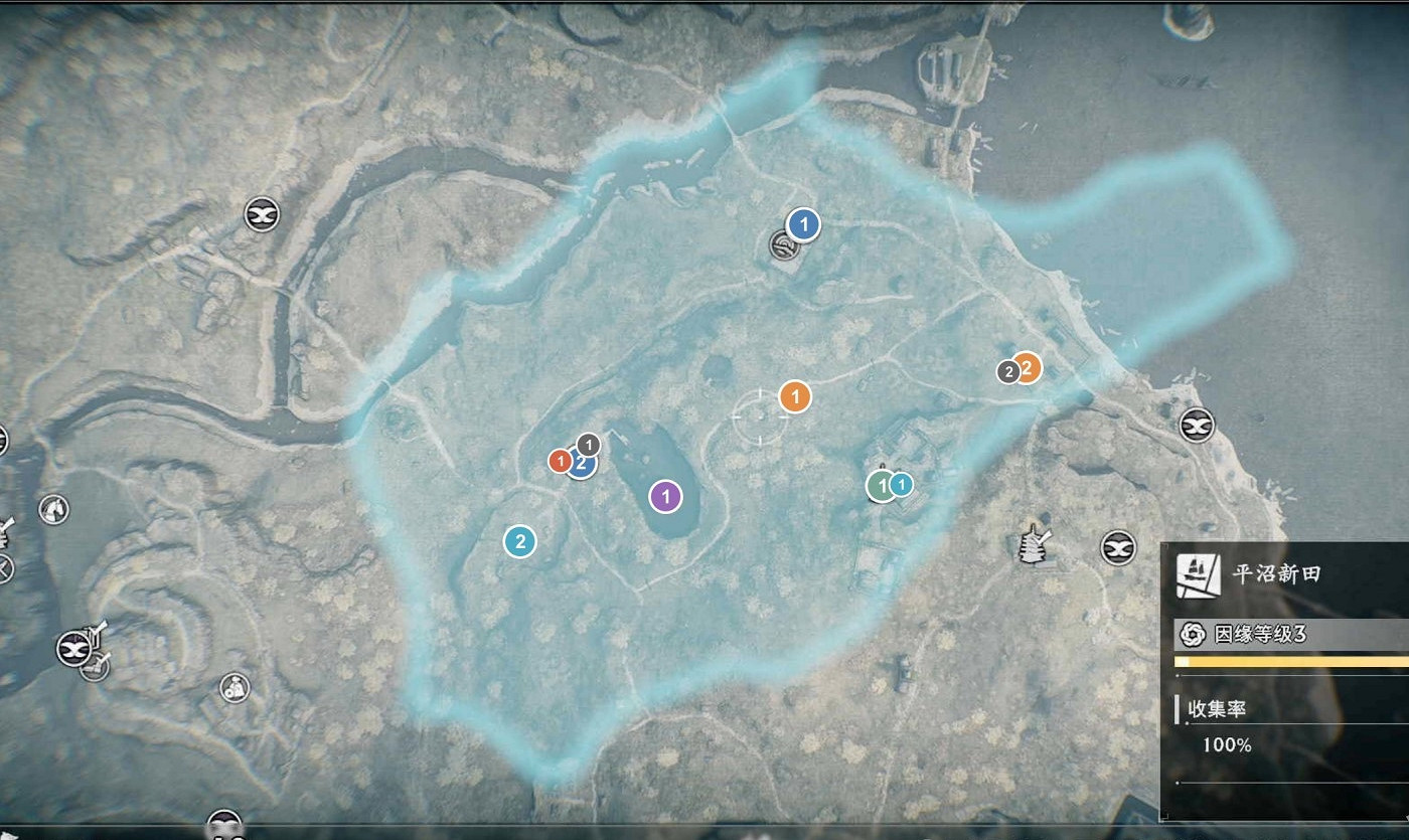 《浪人崛起》全地圖收集品位置攻略