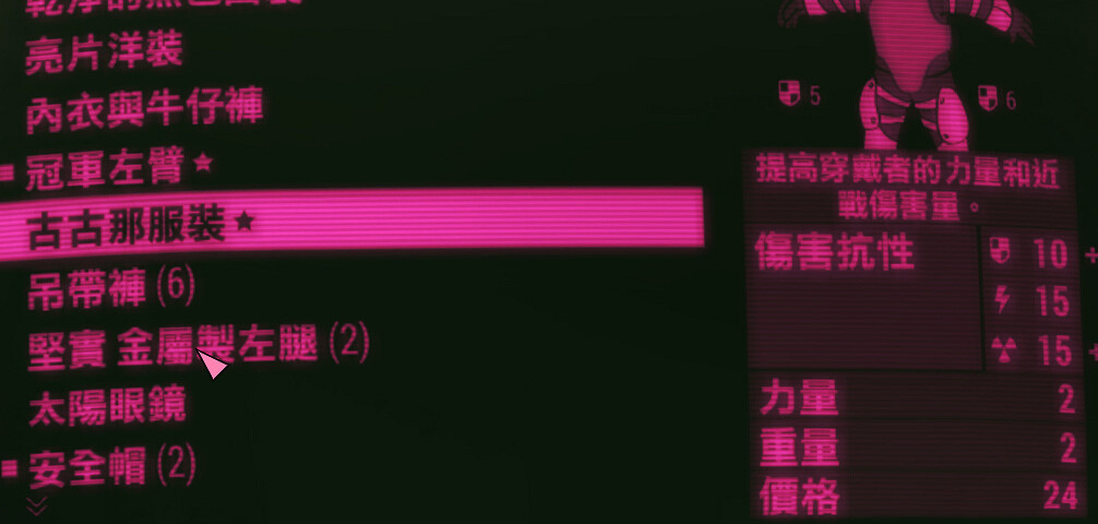 《異塵餘生4》古古那及銀衣怪客服裝位置分享