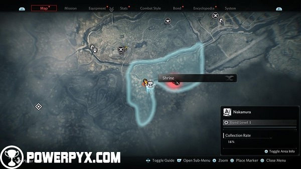 《浪人崛起》全神社位置攻略