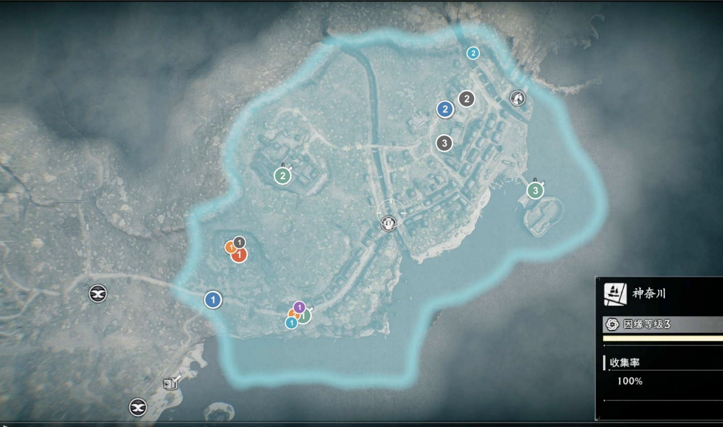 《浪人崛起》全地圖收集品位置攻略