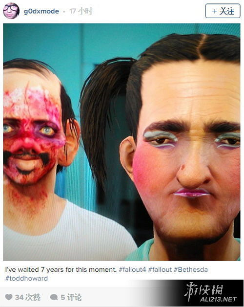 《異塵餘生4》逗比捏臉大合集 捏臉系統太強大 《異塵餘生4》逗比捏臉大合集 捏臉系統太強大