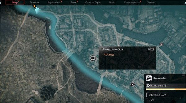 《浪人崛起》全通緝犯位置一覽