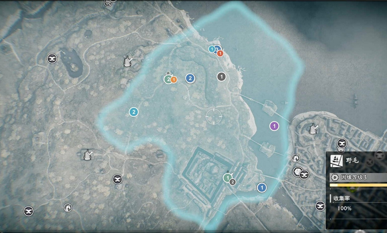 《浪人崛起》全地圖收集品位置攻略