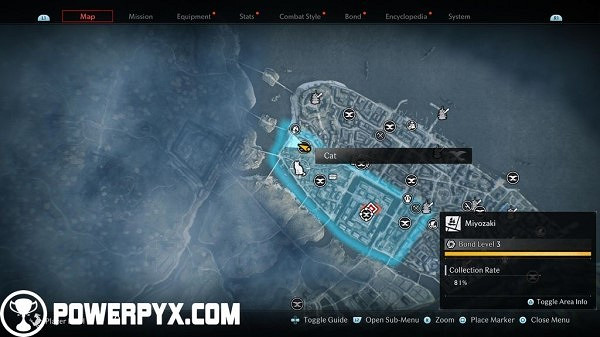 《浪人崛起》全貓咪收集攻略 《浪人崛起》全貓咪收集攻略