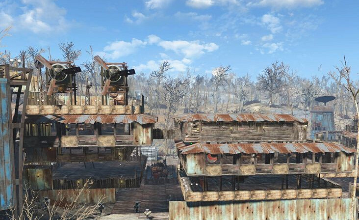 《異塵餘生4》星光鑽石城及斷橋鎮建造心得分享