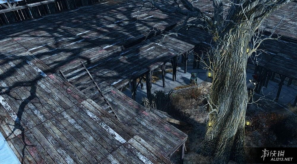 《異塵餘生4》樹裝壁燈沒有通電自動亮燈位置解析攻略