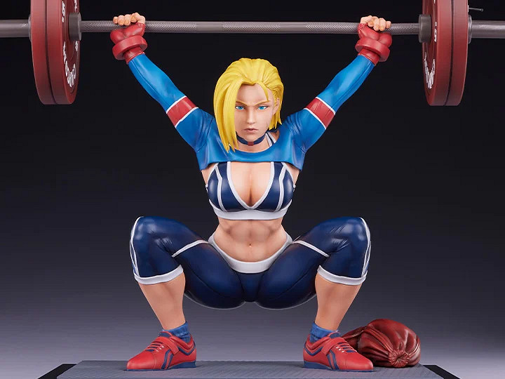 性感和霸氣共存！《快打旋風》推出嘉米1/4舉重雕像