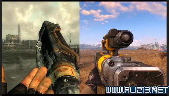 《異塵餘生4》動力裝甲、怪物及武器與前作對比圖一覽